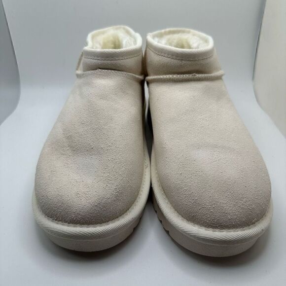 CUSHIONAIRE Women's pull on boot 8 WIDE IVORY - Picture 2 of 7